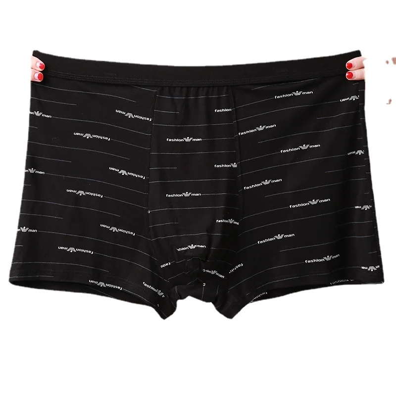 Loose Men Boxers 7xl  Weight 140kg 5XL 6XL 3XL 4XL  Plus Size Big Size Mens Underwear  Large    For  Men  Black  Gray  Dark Blue