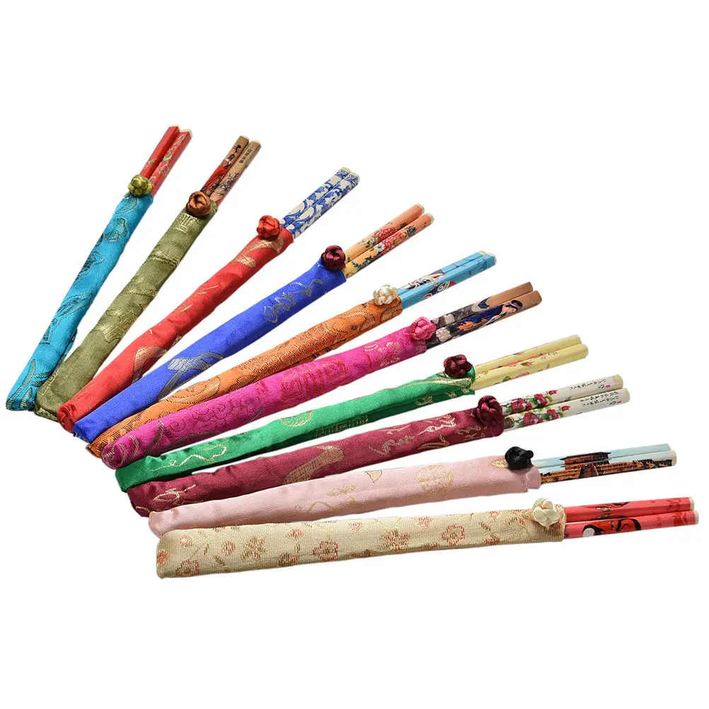 Палочки для еды из натурального бамбука 24 см 1 пара | Дом и сад