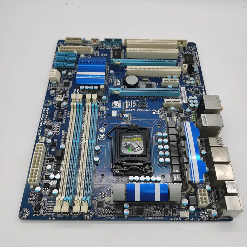 for Gigabyte GA-P55A-UD3R Original Used Desktop Motherboard P55A-UD3 P55 Socket LGA 1156 DDR3 ATX | Компьютеры и офис