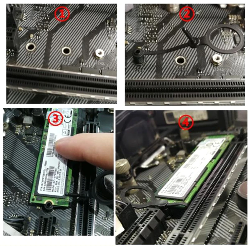 10 шт. ручной инструмент нейлоновый крепежный фиксатор для ASUS M.2 H310 B360 B365 H410B460 H510 B560