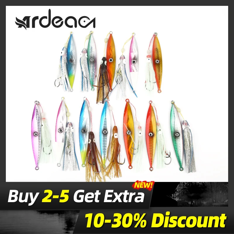Металлическая джиг приманка Ardea 60 г 80 для рыбной ловли приманки зимние медленные