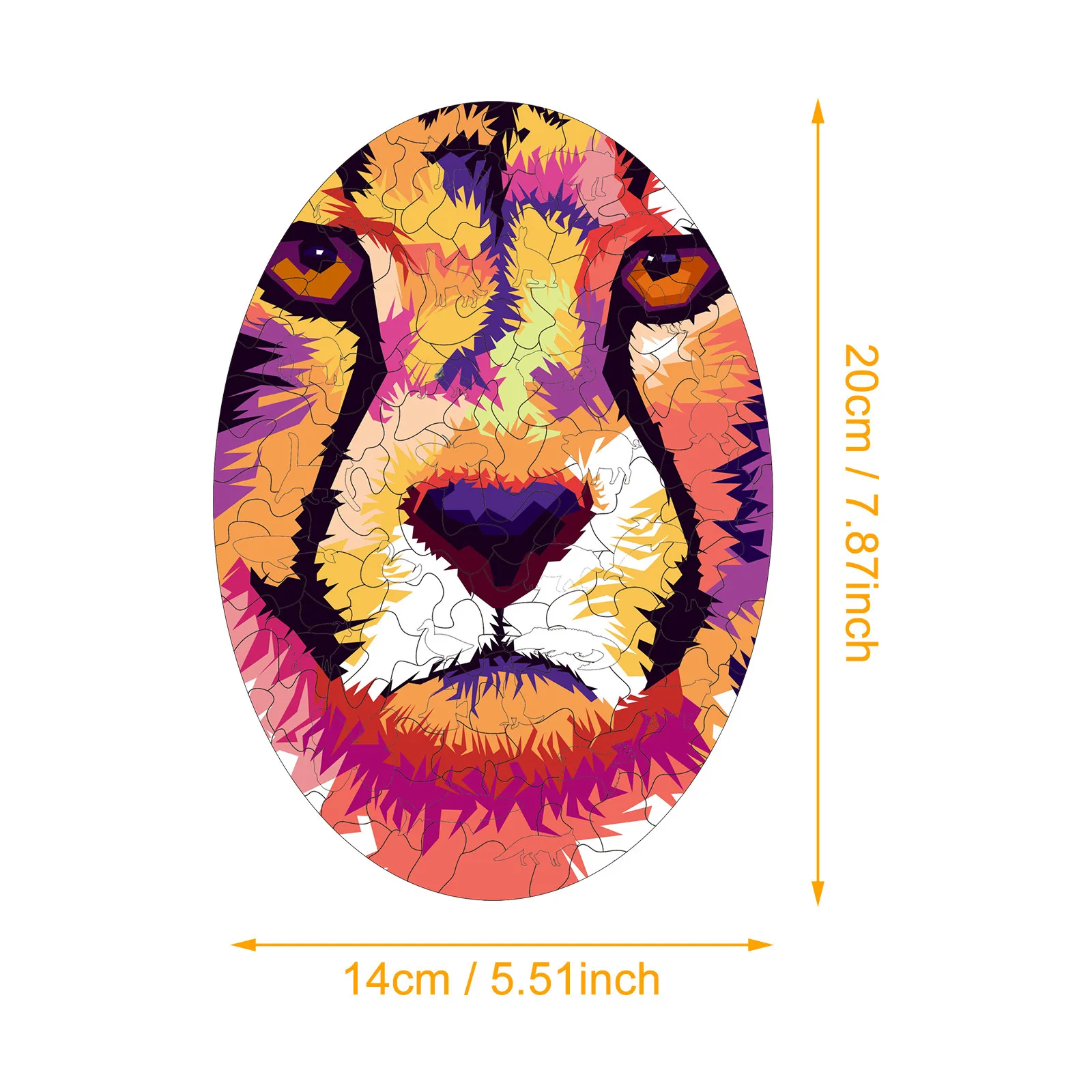 

2021 New Wooden Puzzle Unique Wooden Puzzle Unique Shape Pieces 3d Animal Puzzle Gift For Adults And Kids Juguetes Para Nios