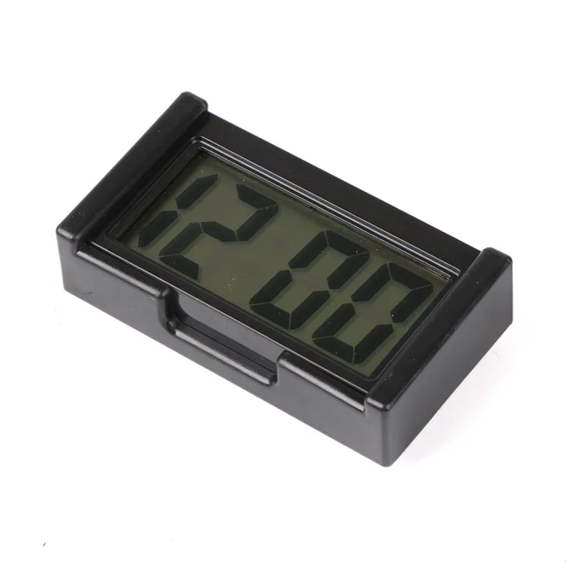 

Mini Car Clock Auto Car Truck Dashboard Time Convenient Durable Self-Adhesive Bracket Vehicle Electronic Digital Clock For Car