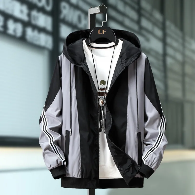 Мужская куртка больших размеров красный черный камуфляжный серый Подростковая для молодых людей 5XL 6XL 7XL 8XL