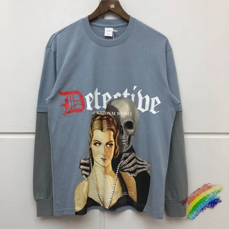 С длинными рукавами футболка с цифровой прямой печатью для мужчин и женщин