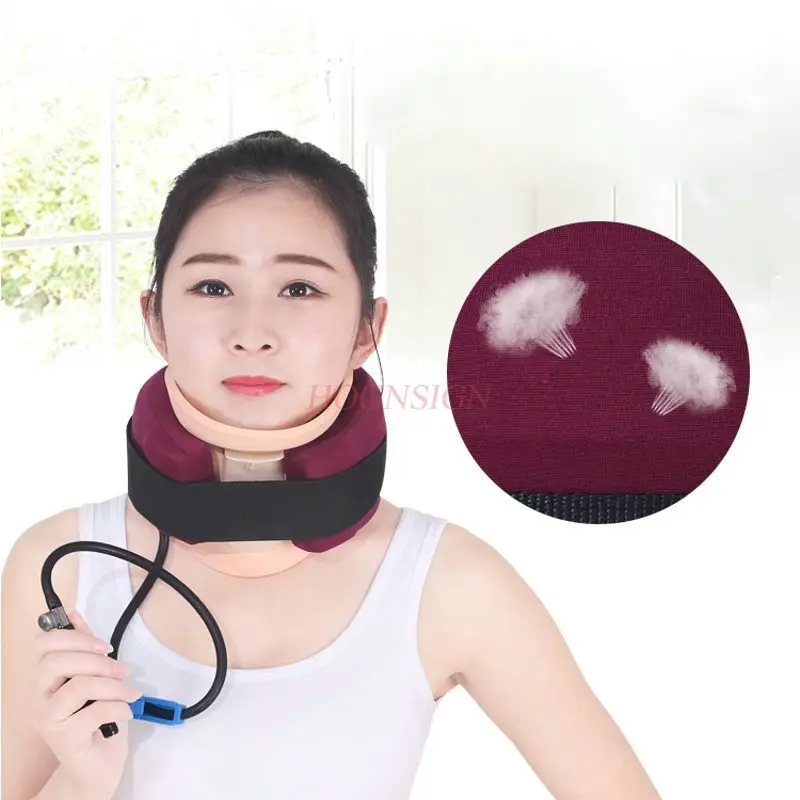 

Cervical Traction Device Inflatable Home Neck Stretch Massage Medical Correction Vertebral Disease Treatment Equipment Care