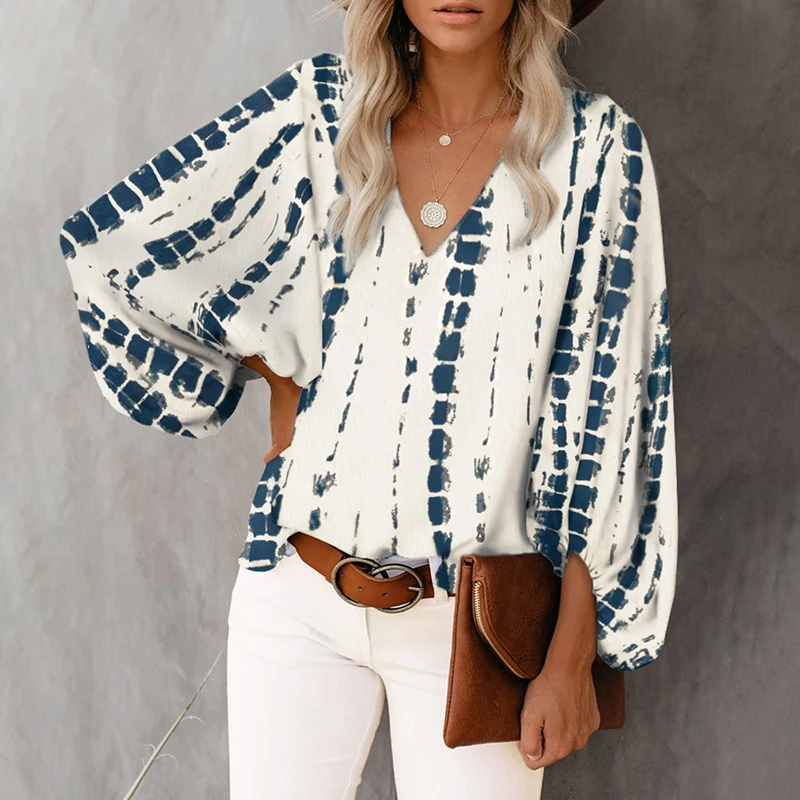 

Women Elegant Fashion Puff Long Sleeve Top Casual Top Blouse Female Spring Summer Blouse Tops