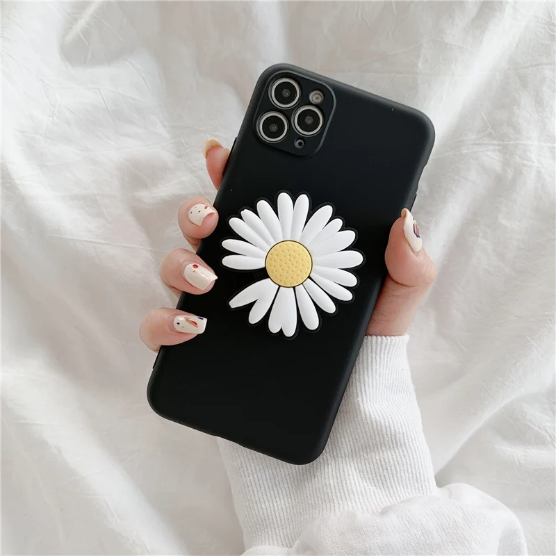 Милый чехол для телефона с подставкой в виде маргариток Google Pixel 5 XL 5G 4A 4 3A 3 Lite 2