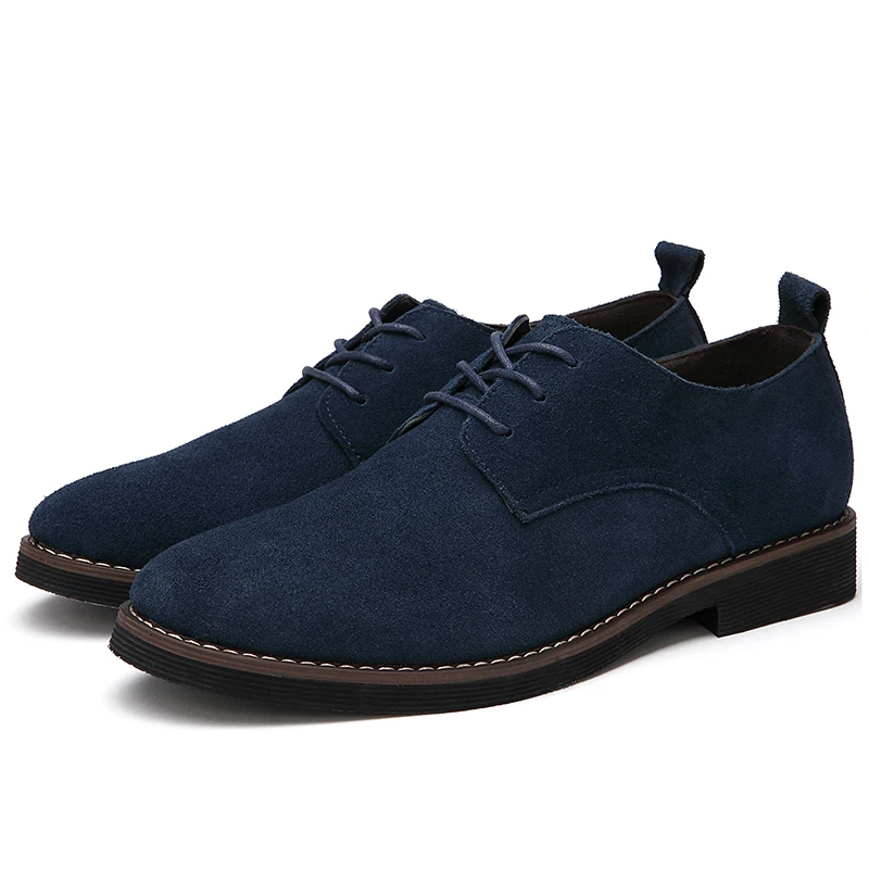 ZYYZYM Men Casual Shoes Lace-Up Classic Style Flat Bullock Formal Dress 2021 Autumn New Plus Size Zapatos De Hombre | Обувь