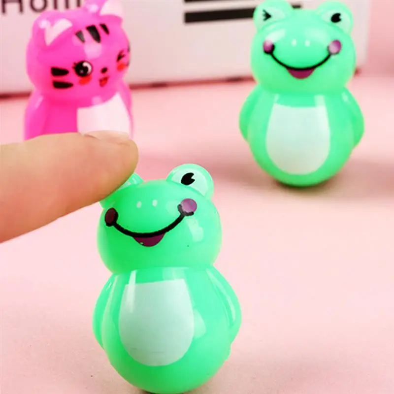 

24pcs Mini tumblers Animal Statue Sculpture Decors Tumbler Table Ornaments