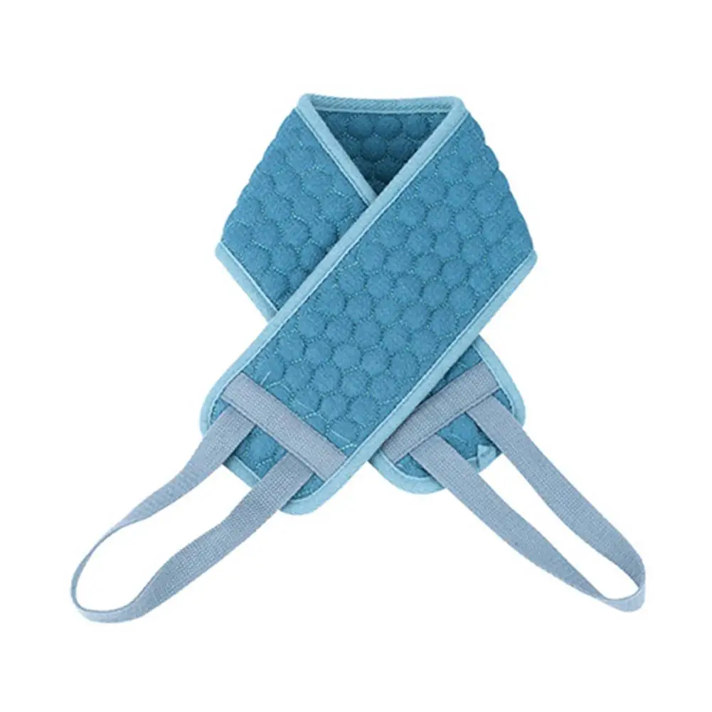 мочалка для тела губка Двухсторонний мягкий волоконный Отшелушивающий задний