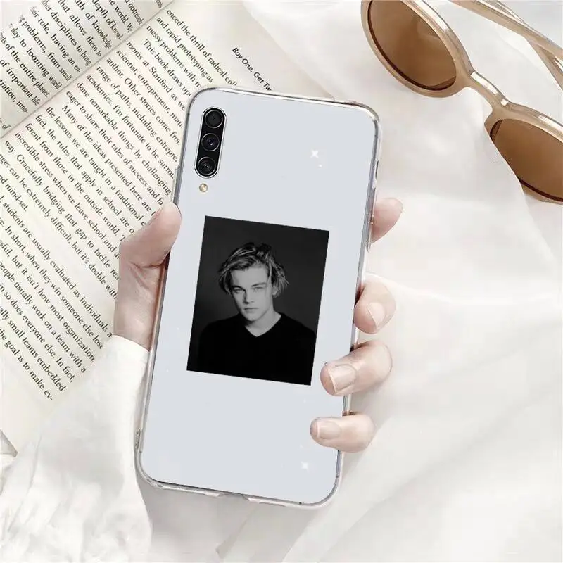 

Leonardo DiCaprio art Phone Case Transparent for Samsung s9 s10 s20 Huawei honor P20 P30 P40 xiaomi note mi 8 9 pro lite plus