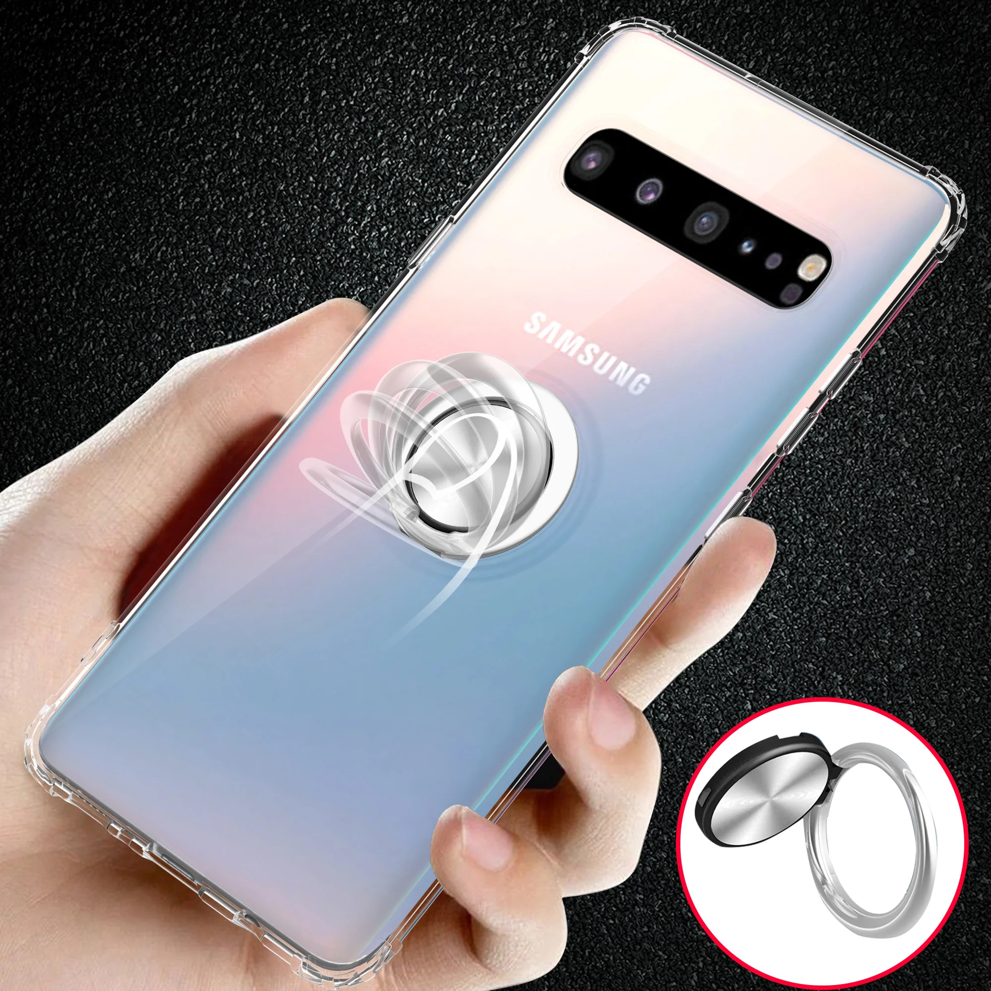 Защитный чехол для Samsung Galaxy S10 Plus S10e телефона S 10 5G чехлы E 10E 10s подставка магнитное