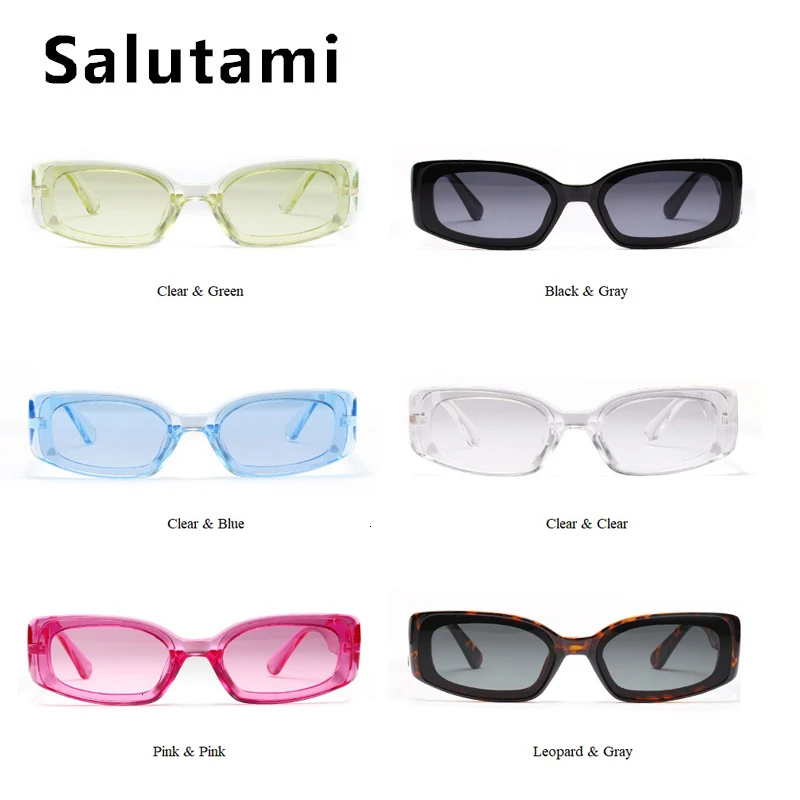 Солнцезащитные очки яркие квадратные для мужчин и женщин уникальные брендовые