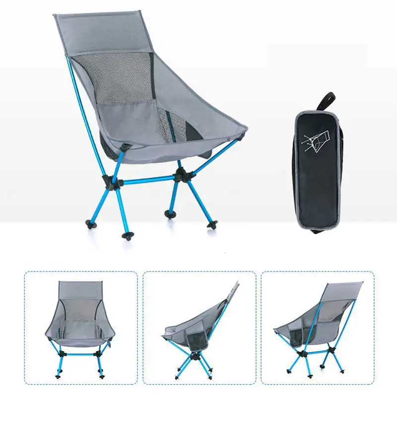 Портативные наружные складные стулья со спинкой для рыбалки кемпинга походов