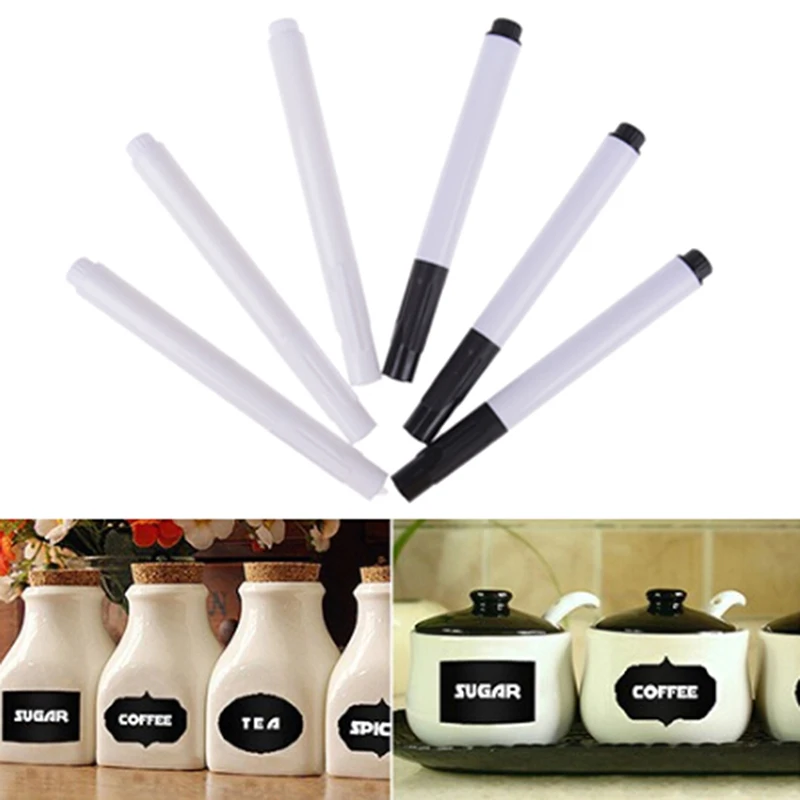 

1Pc White Liquid Chalk Pen Marker For Glass Windows Chalkboard Blackboard