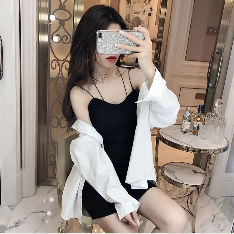 

Summer Women's Dress 2021 Sexy Low Chest Bag Hip Backless party dress Sleeveless Sling Casual mini dress Short skirt Dresses