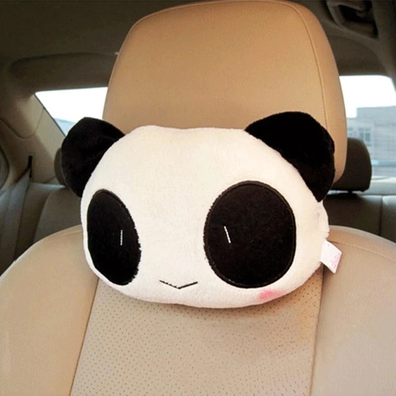 1 шт. Подушка на подголовник автомобиля подушка с пандой милая мультяшная мягкая