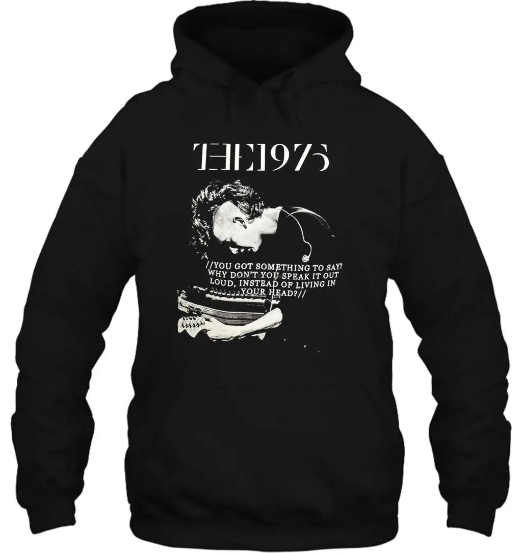 Толстовка мужская с капюшоном забавная белая и черная футболка уличная одежда