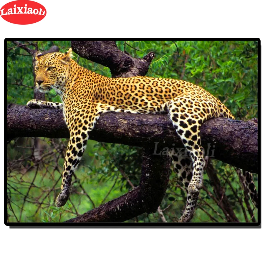 

diamond embroidery forest leopard painting full square round drill diy Rhinestone cross stitch diamond painting mosaic home art