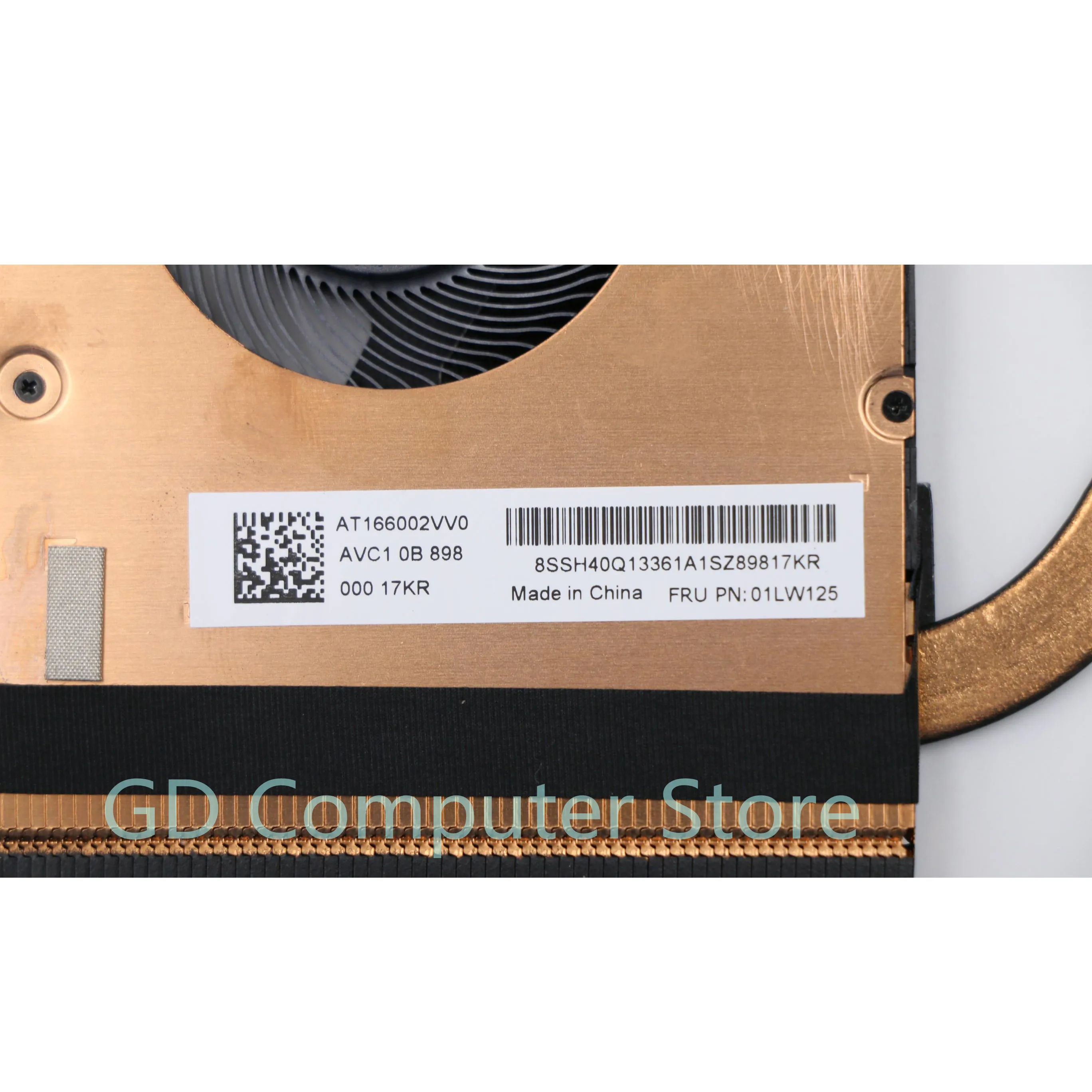 Новый оригинальный радиатор GD для ноутбука Lenovo Thinkpad E480 E580 с вентилятором 01LW125 01LW126