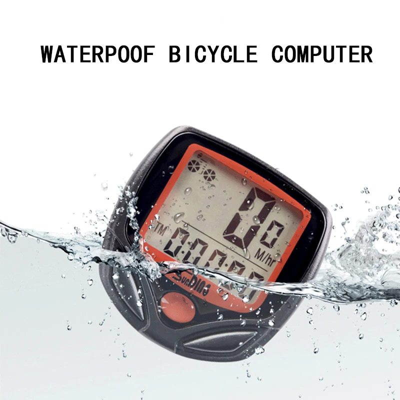 1 Set Bicycle Computer LED Digital Display Waterproof MTB Bike Odometer Speedometer Cycling Stopwatch Riding Accessories |