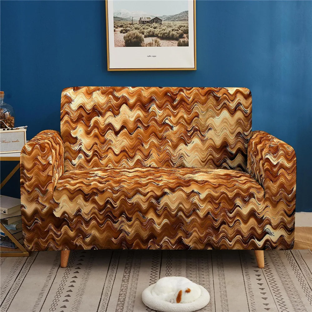 

Geometry Sofa Cover Stretch Full Stretch Sofa Cover Single Double Triple Four Person Size