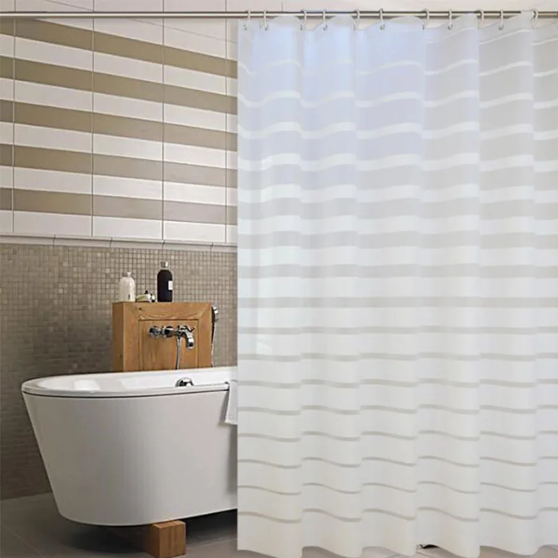 1 шт. водонепроницаемые шторы для душа в синюю полоску|curtains waterproof|shower curtain waterproofpeva