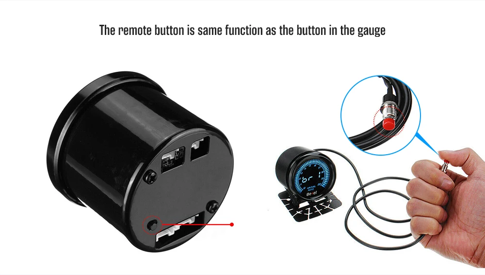 Измеритель соотношения топлива и воздуха 2 дюйма 52 мм | Автомобили мотоциклы