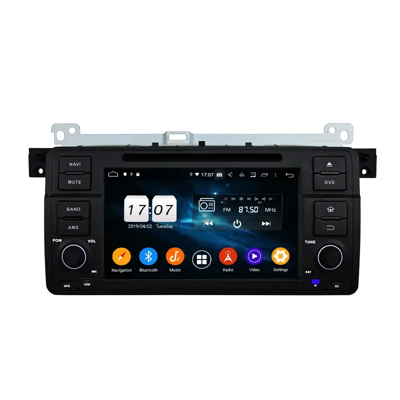 8 ядер 7 &quot1 Din Android 9 0 автомобильный dvd плеер для BMW E46 M3 1998 2005 Viano аудио стерео радио