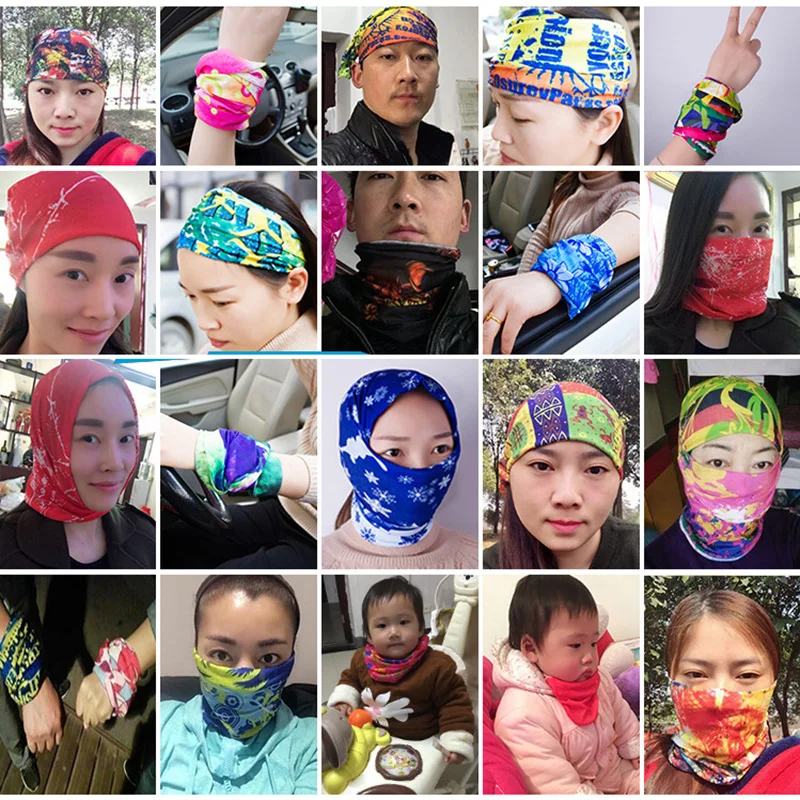 

Newly Scarf Outdoor Headwear Bandana Sports Tube Face Cover for Yoga Running Hiking Riding FIF66
