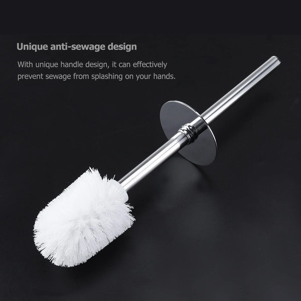 Скребок для туалета HOMEMAXS A50 компактный щетка с прочной щетиной длинная ручка