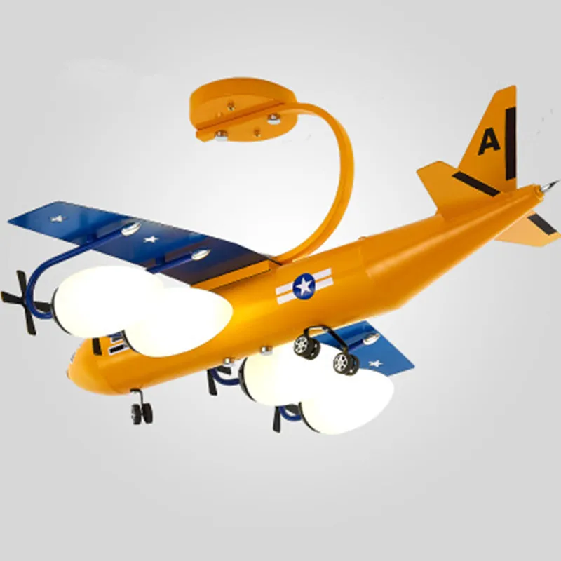

Shipping Modern Air Plane Decorative LED For Bedroom Children Kid's Room Home Surface Mounted Ceiling Lamp Home Decoration