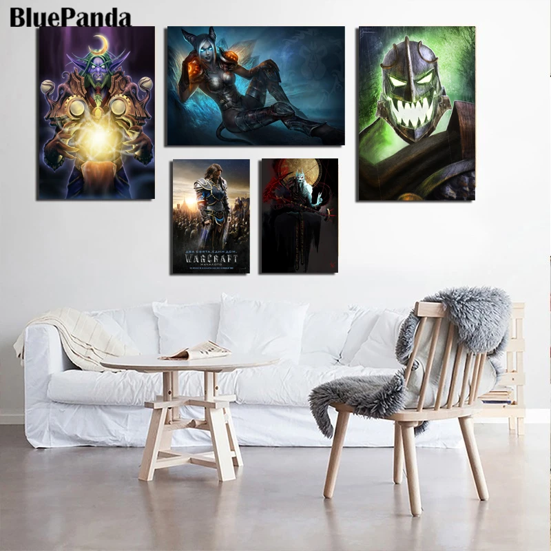 Warcraftes мир Сона демон крови эльф фотографии Wall Art Декор для дома холст живописи