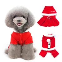 creative christmas winter new pet clothes small dog warm cotton plush holiday teddy chien clothes ropa para perro %d0%b4%d0%bb%d1%8f %d1%81%d0%be%d0%b1%d0%b0%d0%ba