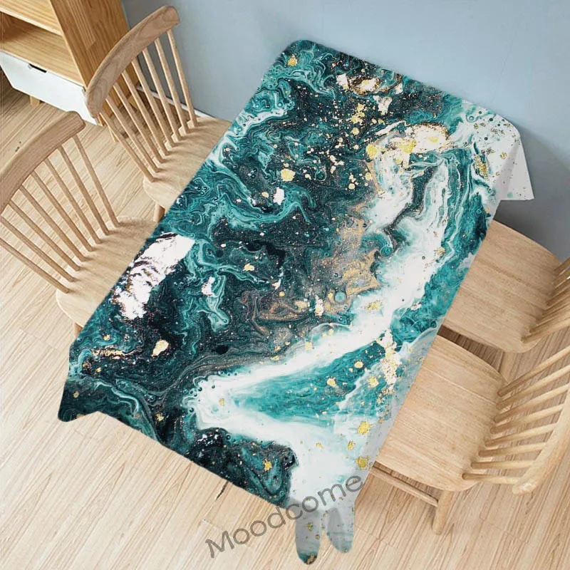 Изумрудно Зеленая Мраморная текстура позолоченная металлическая Современная