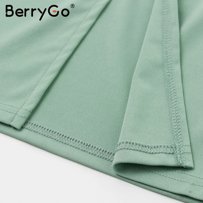 BerryGo элегантное кружевное женское платье миди с галстуком-бабочкой высокая талия