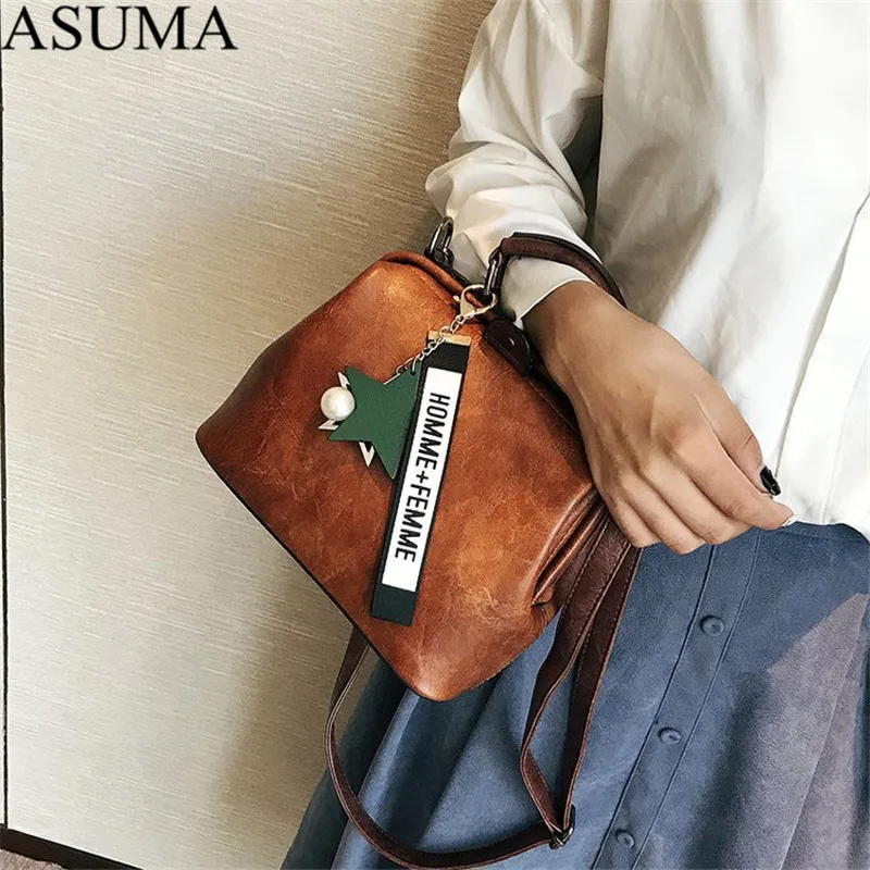 Модная женская сумка из вощеной кожи винтажная сумка-мессенджер женские сумки в