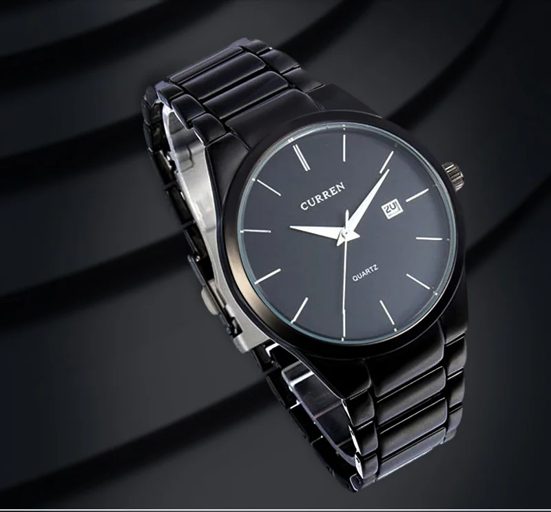 Роскошные Кварцевые часы мужские Модные Повседневные водонепроницаемые