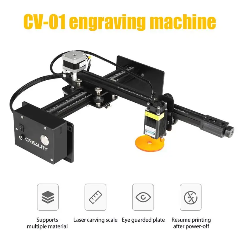 

Creality Engraving Machine US/EU/UK CV-01 Carving Machine 3D Printer Accessory DIY Engraver for Wood Board Rubber Plate