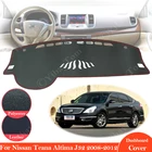 Противоскользящий кожаный коврик для Nissan Teana J32 2008  2012 Altima, козырек от солнца для приборной панели, защитные аксессуары 2010 2011