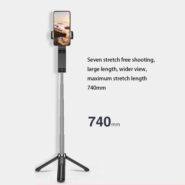Профессиональная селфи палка со встроенным штативом для телефона с беспроводным