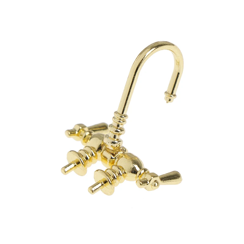 1/12 Миниатюрная модель кукольного домика игрушки для украшение Мини Сплав кран