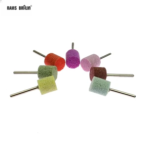 7 шт. нейлоновые волокна абразивные точки нетканые полировальные шлифовальные головки вращающиеся электроинструменты