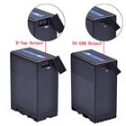 Аккумулятор 5200 мА  ч BP-U65 BP-U90 с USB и портами D-TAP для Sony BP U65 PMW EX1 PMW EX1R PMW EX3 PMW F3 PMW F3K PMW F3L