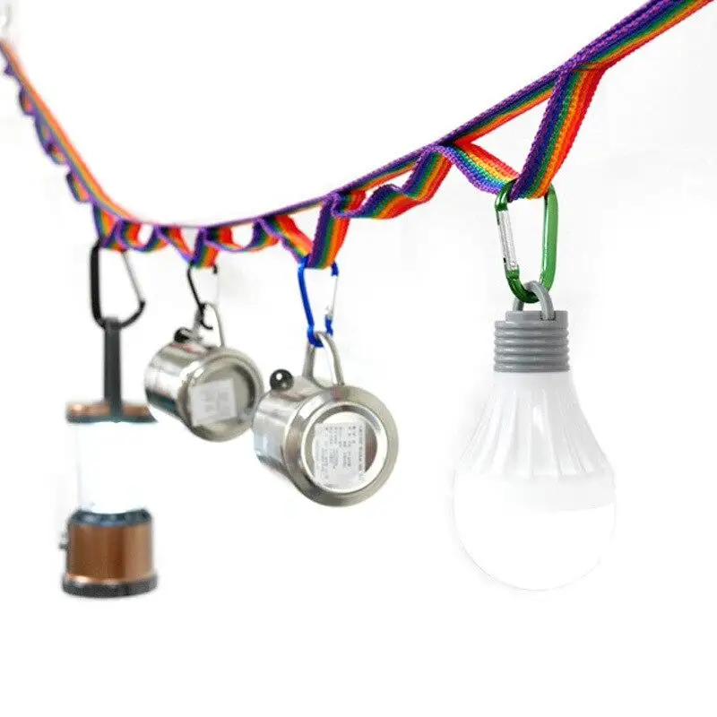 

1Pc Multipurpose Colorful Tent Hang Lanyard Tent Rope Cord for Outdoor Camping Hiking Accessories Outdoor Tool