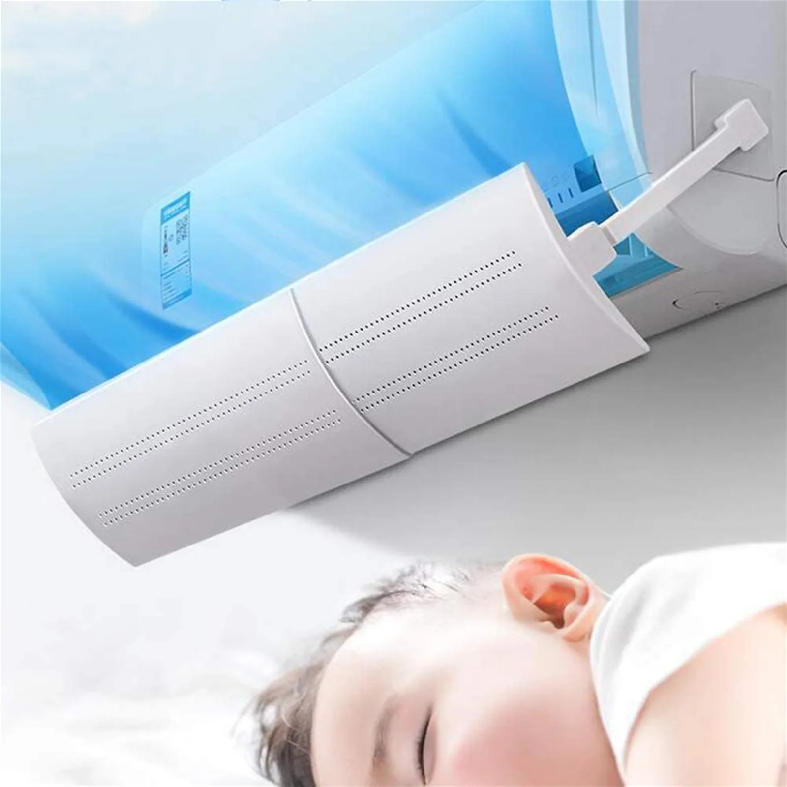

Adjustable Air Conditioner Deflector Windshield Air Conditioning Shield Cold Air Baffle Shield Home Livingroom Accessories