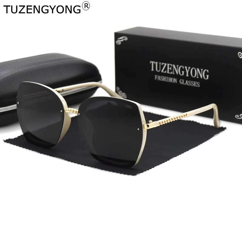 Женские квадратные солнцезащитные очки TUZENGYONG брендовые дизайнерские