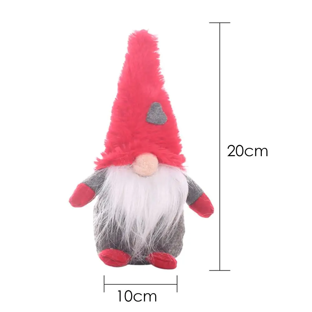 2020 Рождественская безликая кукла орнамент Скандинавская земля Бог Санта Клаус