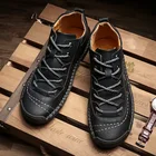 Мужская Летняя кожаная обувь, новинка 2021, Спортивная модная мужская повседневная обувь, высокие кроссовки для бевечерние вечерняя Обувь, деловая обувь